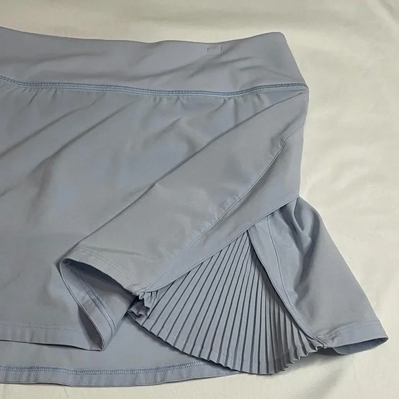 Lululemon Gray Silver Athletic Skort Skirt Short Tennis - Picture 2 of 10